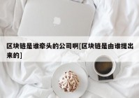 区块链是谁牵头的公司啊[区块链是由谁提出来的]